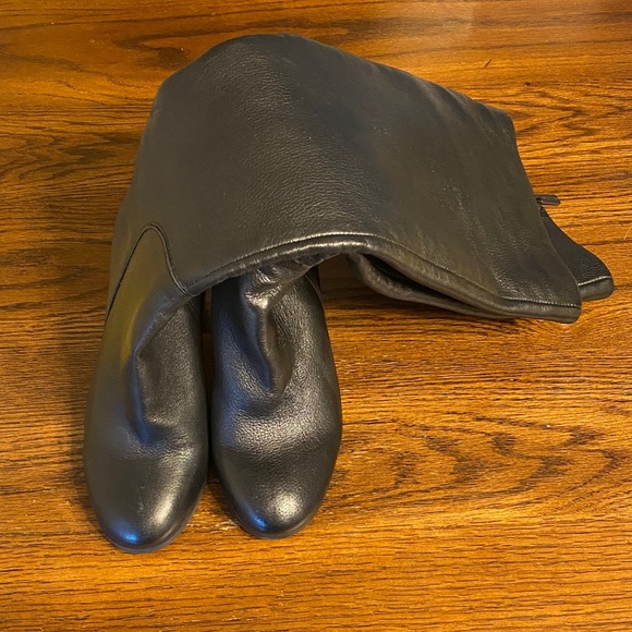 Kenneth Cole New York Shoes - Kenneth Cole Black Leather Knee High Boots